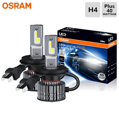 OSRAM LED H4 H7 H11 CF2.0 Plus Faro per auto HB3 HB4 80W Potenza 12/24V Fascio alto e basso 6000K Bianco brillante Upgarde Lampade Fendinebbia