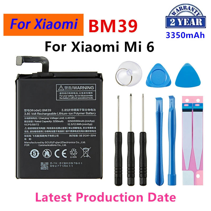 Batteria originale per telefono Xiaomi Mi Redmi Note Mix 2 3 3S 3X 4 4X 4A 4C 5 5A 5S 5X M5 6 6A 7 8 Pro Plus BN43 BN31
