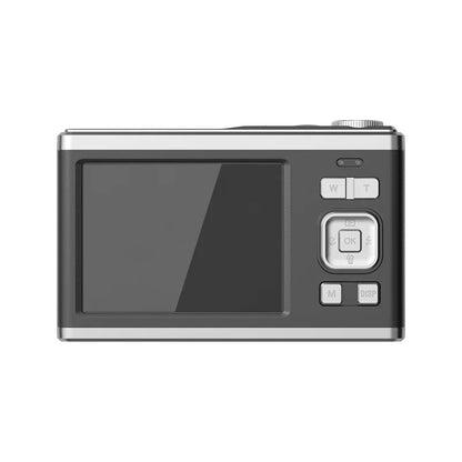 Fotocamera digitale 4K con doppio schermo, obiettivo telescopico, zoom ottico 16x ad alta definizione, fotocamera impermeabile, ideale per selfie, per migliorare l’aspetto, per uso domestico, modello C23.
