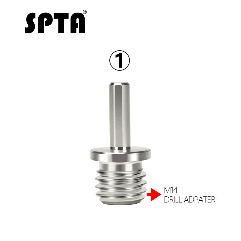 Convertitore connettore interfaccia adattatore filettatura smerigliatrice angolare SPTA da M14 a M16 a 5/8 a 5/16-24 per trapano elettrico lucidatore rotativo