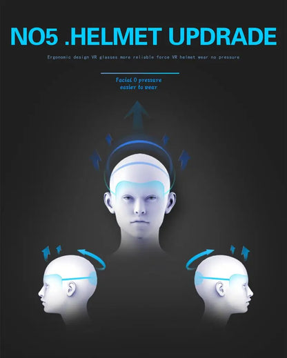 Shinecon occhiali VR per realtà virtuale cuffie 3D dispositivo Viar lenti per casco intelligente occhiali per cuffie per Smartphone cellulare