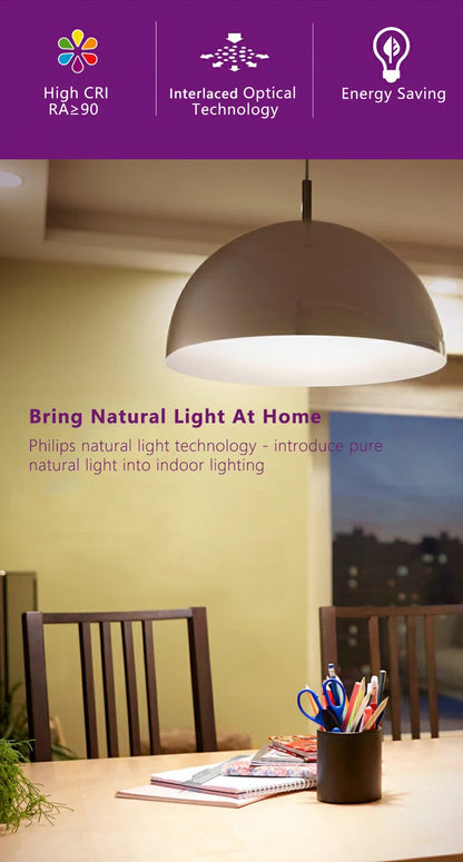 Philips MyCare LED E27 Lampadina a sfera 8W 10W 12W Risparmio energetico 3000K 6500k Luce bianca comfort 220V-240V AC Lampada domestica a LED originale