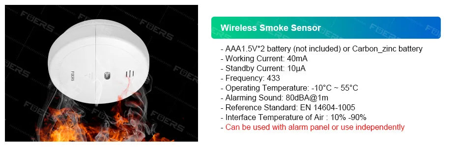 FUERS Sistema di allarme Smart Home WIFI GSM Allarme di sicurezza Host Ant-furto con sensore di movimento porta Tuya Smart App controllo lavoro Alexa