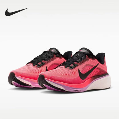 Scarpe da città Nike Low-Top, colore rosso acceso, tomaia in tessuto Flyknit, ammortizzate, resistenti e traspiranti, modello IB1881-602.
