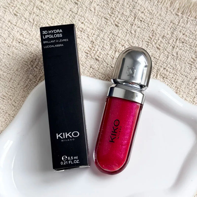 KIKO Unlimited Blush, fard in polvere monocromatico, e Unlimited Double Touch, lucidalabbra in edizione limitata, lucidalabbra 3D Hydra, 25 colori.