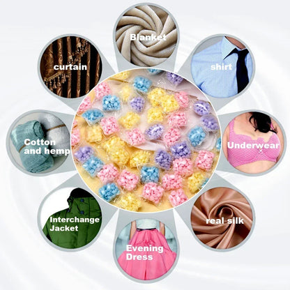 50PCS Lavanderia Fragranza Perline Granello Solubile in Acqua Ammorbidente Cialde Lavanderia Profumo Booster Aroma Aumentare I Vestiti Aromaterapia