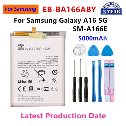 Batteria EB-BA336ABY EB-BA166ABY EB-BA546ABY per Samsung Galaxy A33 A53 A25 A13 5G /A15 A16 A24 4G 5G / A42 A72 A32 A54 A35 5G