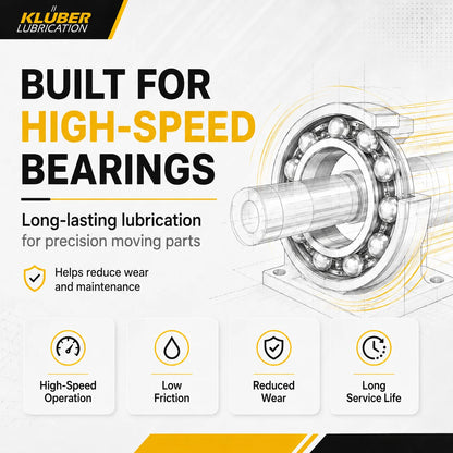 Grasso Sintetico Originale Kluber ISOFLEX TOPAS NB 52 per Cuscinetti, Lubrificante a Bassa Temperatura e Lunga Durata per Ingranaggi