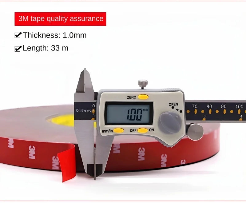 3M VHB Forte biadesivo adesivo 3M 4229P 5-50mm Nastro adesivo in schiuma senza traccia impermeabile per auto casa interna ad alta temperatura
