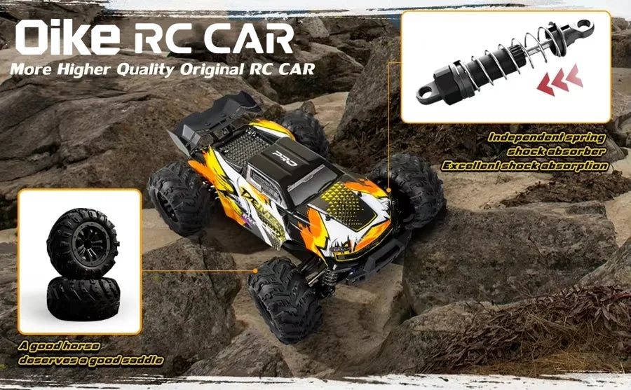 Auto radiocomandata Oike 4WD, fuoristrada 4x4, buggy ad alta velocità, camion super brushless, 50 o 80 km/h, auto da corsa con drift veloce, giocattolo, regalo