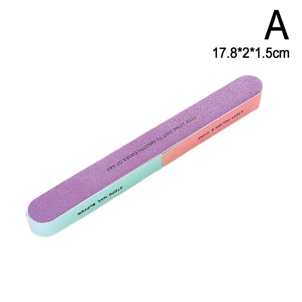 1 pz Lima per Unghie Professionale 7-in-1 per Rimuovere le Imperfezioni della Superficie delle Unghie, Lucidare e Levigare, Strumenti per Manicure e Bellezza delle Unghie U0Q52028