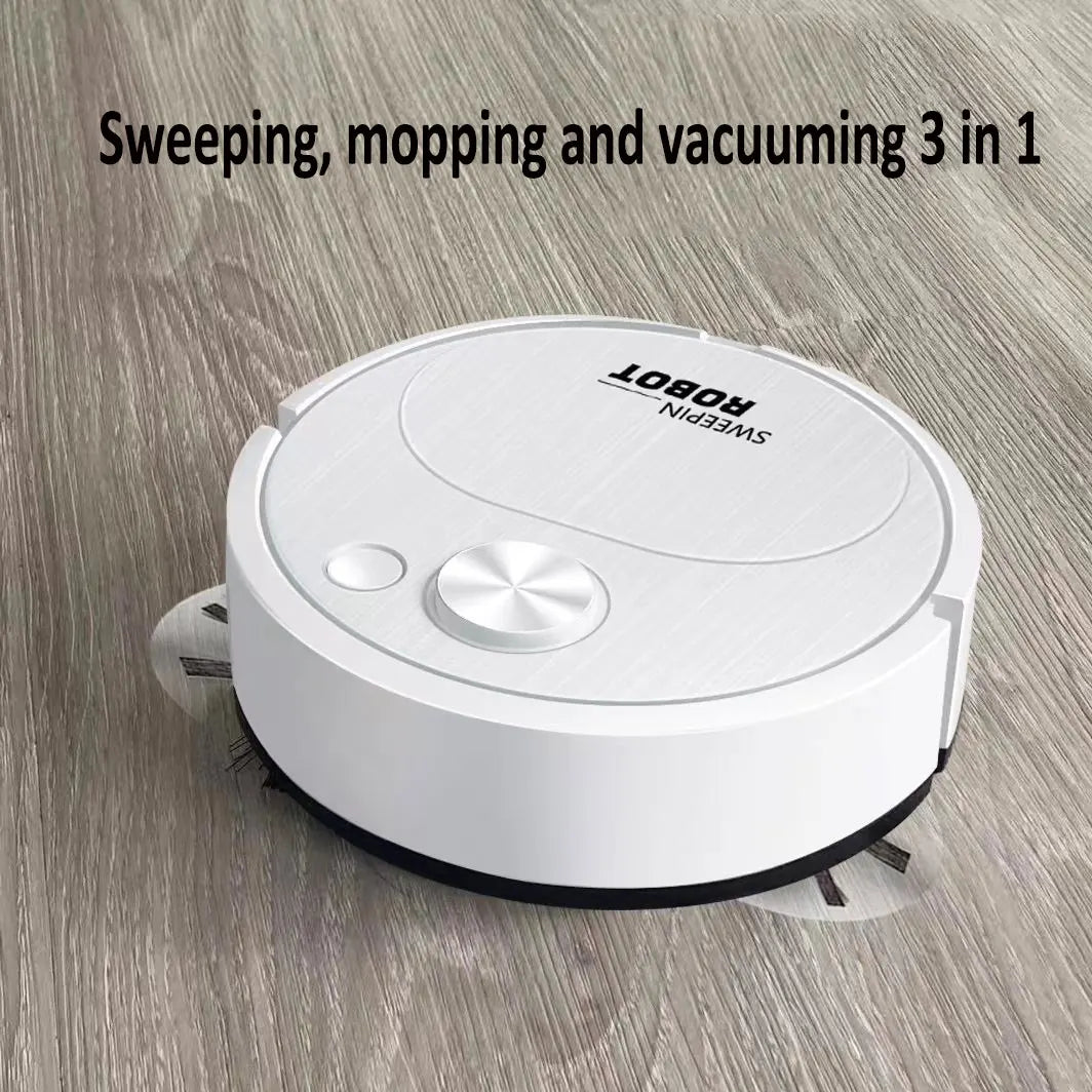 NUOVO USB Spazzare Robot Aspirapolvere Lavare 3 In 1 Smart Wireless 1500Pa Trascina Pulizia Spazzare Pavimento per Home Office