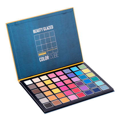 Piatto ombretto per trucco scenico, europeo e americano, eccitato, 48 colori
