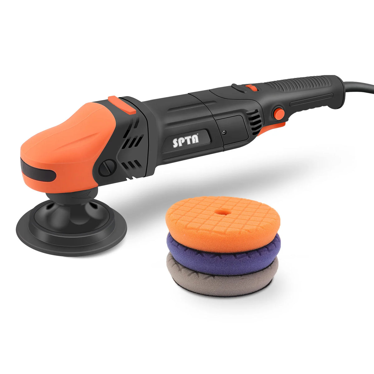 SPTA Nuovo modello CP503 Lucidatrice a doppia azione forzata con orbita da 1100 W 8 mm Lucidatrice da 5 "(125 mm) / 6"(150 mm)