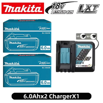 Batteria Originale Makita BL1850 18V 6Ah Compatibile con BL1830 BL1860 BL1850B - Batteria per Utensili a Batteria da 18 Volt
