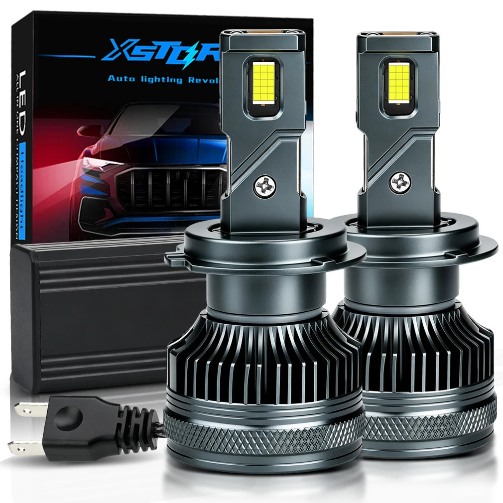 Fari a LED XSTORM H7 Canbus H1 H11 Fari Fendinebbia per Auto Fari a LED H4 600W 60000LM Fari Anabbaglianti e Abbaglianti Lampade Auto 6000K 9V 12V