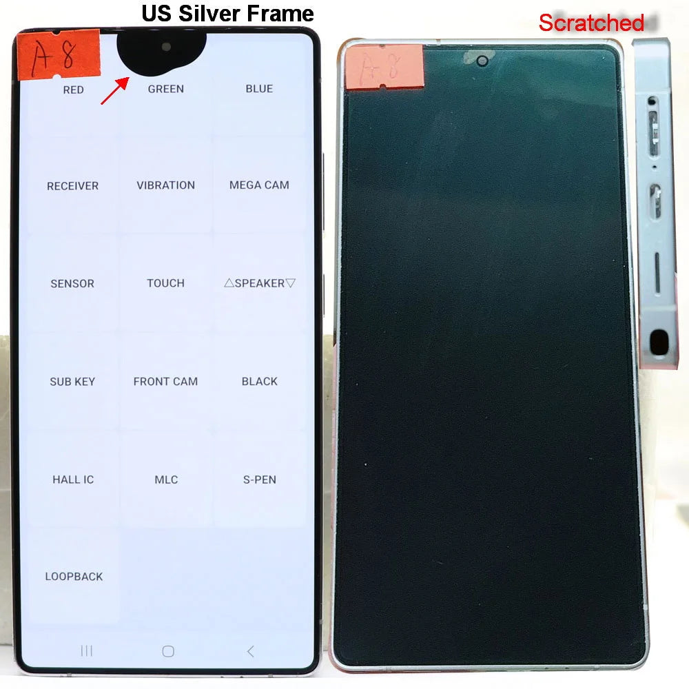 Display SUPER AMOLED S25 Ultra con Difetti per Samsung Galaxy S25 Ultra S938 SM-S938B S938U, Gruppo Schermo LCD e Touch Screen