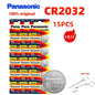 2-50 Pezzi Batteria al Litio Originale PANASONIC CR2032 CR 2032 3V per Orologi, Calcolatrici, Orologi da Parete, Telecomandi, Giocattoli, Pila a Bottone
