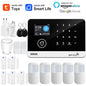 Sistema di allarme di sicurezza domestica Tuya Smart WiFi GSM - Tastiera touch Controllo APP RFID Antifurto wireless con volume regolabile
