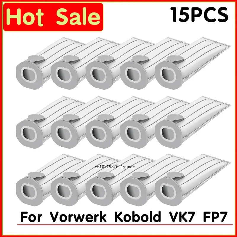 Kit sacchetto per la polvere compatibile per Vorwerk Kobold VK7 FP7 Accessori per sacchetti per aspirapolvere Filtri Pezzi di ricambio