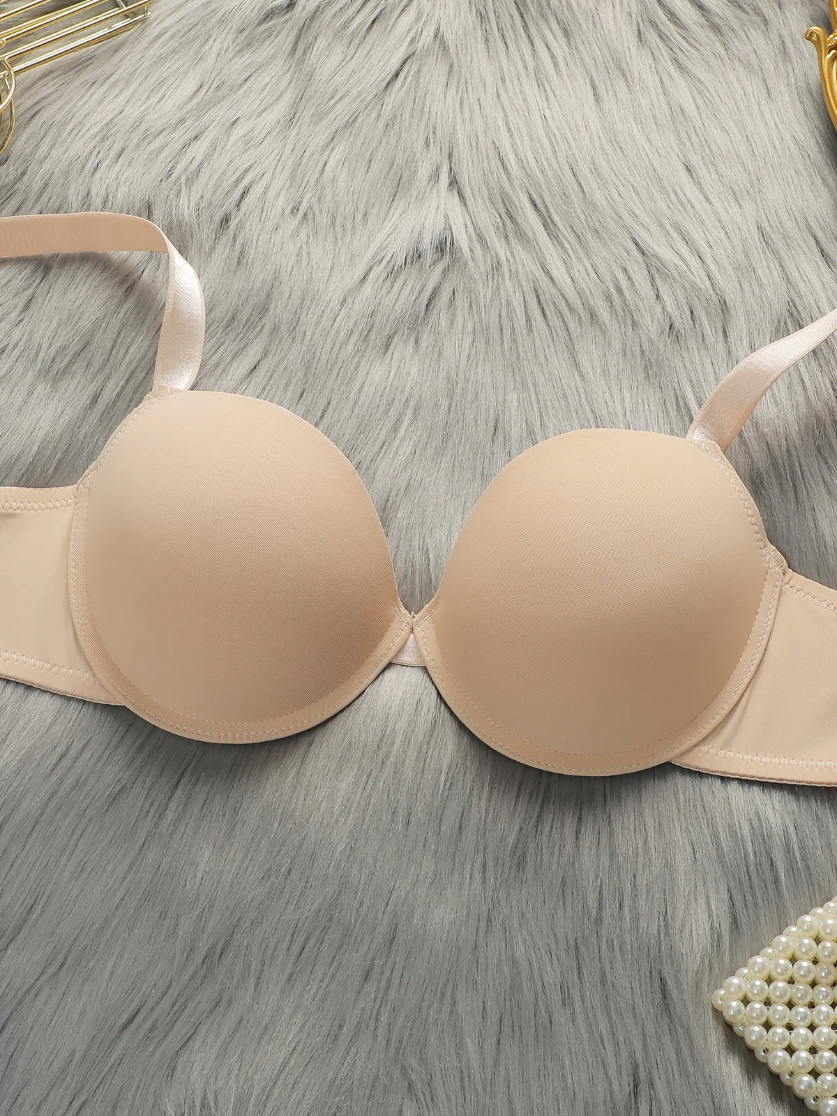Adatto per reggiseno ispessente per seni piccoli Sexy    Reggiseni push up in due pezzi con ferretto  Set lingerie da donna B2051