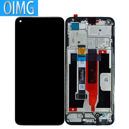 Per Realme Narzo 30 5G RMX3242 Display LCD originale Touch Screen con telaio Digitizer Assembly Parti di ricambio