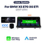 Sistema Multimediale Intelligente MEKEDE con CarPlay Wireless e Android Auto per BMW X5 E70 X6 E71, Schermo QLED da 10.25/12.3 Pollici, Android 14, CPU Snapdragon, Radio e Navigazione GPS per Auto