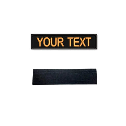 Etichette con nome ricamate, patch personalizzate con nome, da applicare a caldo, da cucire o con gancio, per uniformi e camicie da lavoro. Scegli i tuoi colori.