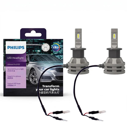 Philips LED H1 H3 H4 H7 H11 Ultinon Pro3101 12V/24V 6000K Bianco brillante HB3 9005 HB4 9006 HIR2 9012 Auto Faro Lampade a LED