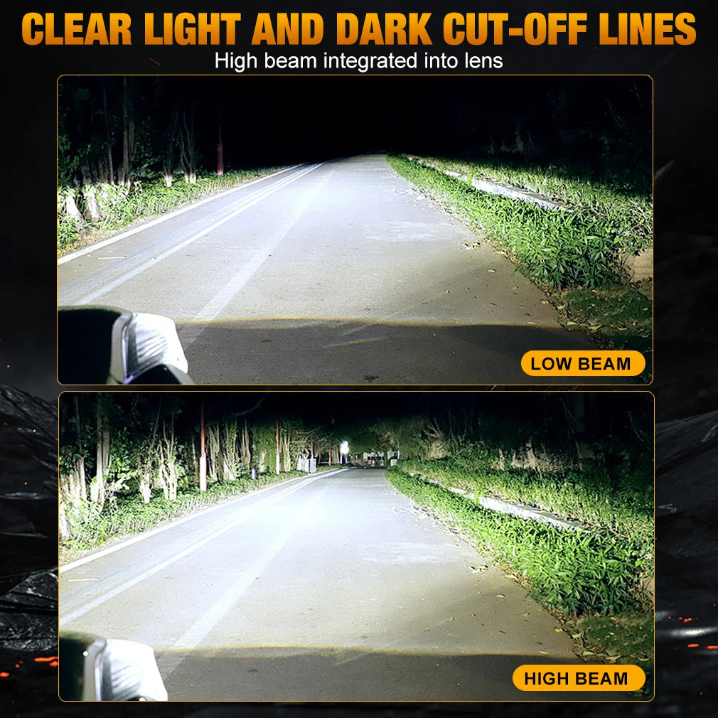 Fari a LED XSTORM H7 con Lente Proiettore 80W 30000LM Lampadine Auto 9005 9006 H11 LED Canbus Lampade per Auto e Moto Plug & Play