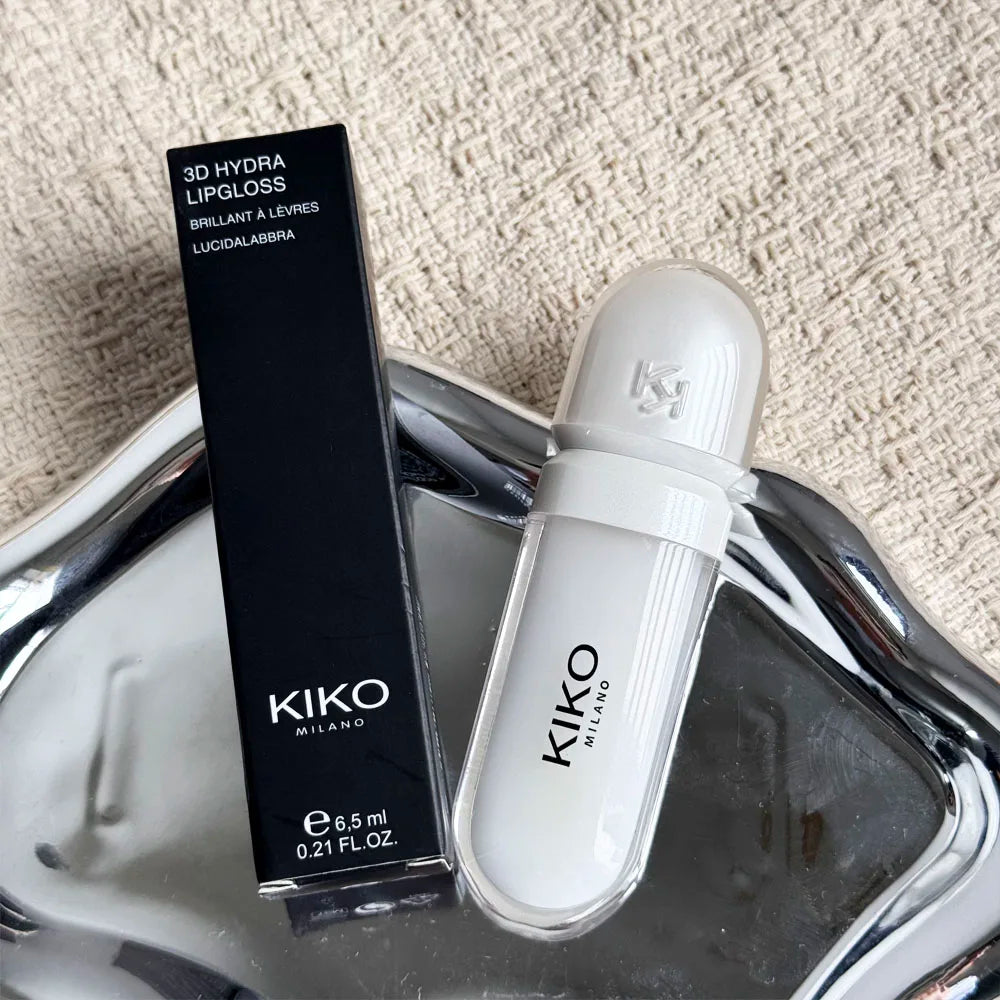 KIKO Unlimited Blush, fard in polvere monocromatico, e Unlimited Double Touch, lucidalabbra in edizione limitata, lucidalabbra 3D Hydra, 25 colori.