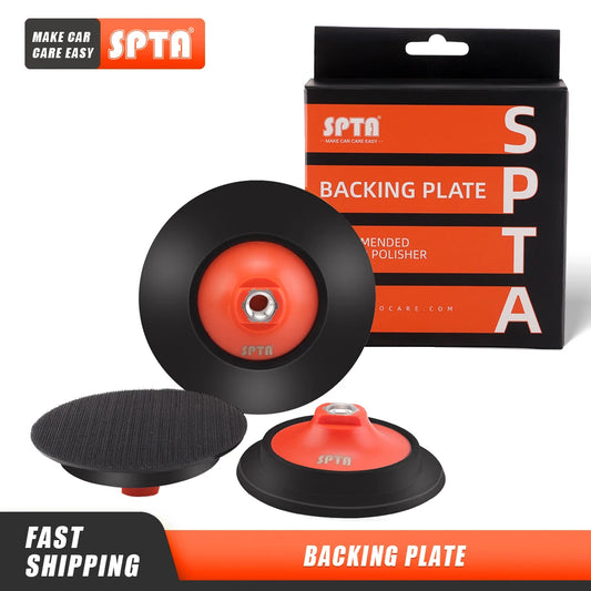 SPTA 5 "125mm 6" 150mm M14 5/8-16 Filettatura Piastra di Supporto Gancio Anello Auto Lucidatura Tampone di Lucidatura Disco Professionale per Lucidatore Rotante