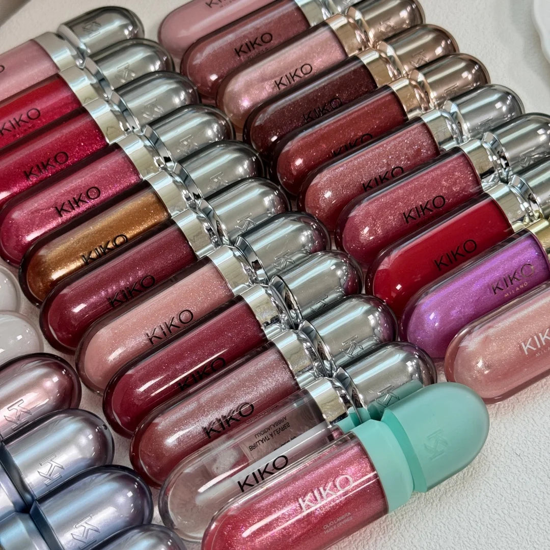 Rossetto KIKO Milano Double Touch 16 ore senza trasferimento, resistente alle sbavature, impermeabile, a prova di bacio, colore a lunga durata, resistente al trasferimento.