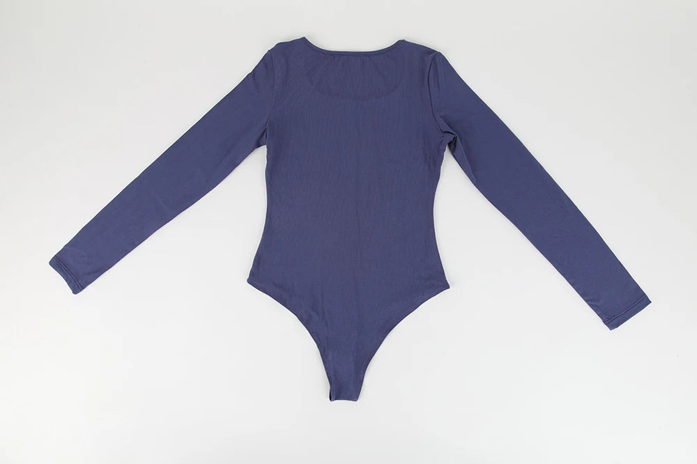 Body a maniche lunghe per donna Girocollo Shapewear Shaper Lady Sexy Going Out Top Tuta Abiti caldi femminili Autunno Inverno