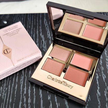 Palette Ombretti Charlotte Tilbury 4 Colori 5.2g Pillow Talk Naturale Facile da Applicare Fondotinta Ombretto Cosmetici
