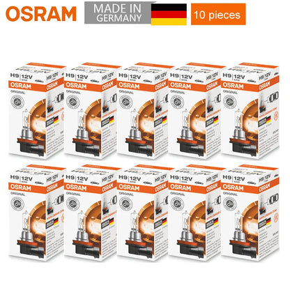 OSRAM 10 pz H4 H7 H11 HB3 HB4 Lampada Originale 3200 K Luce Frontale H8 H9 H16 9005 9006 Lampade Auto Lampadine Alogene Made in Germany USA