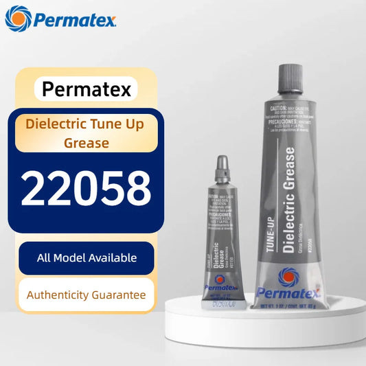 Permatex 22058 Grasso Dielettrico per Candele e Connessioni Elettriche, Previene Perdite di Tensione, Corrosione e Umidità 9g/85g