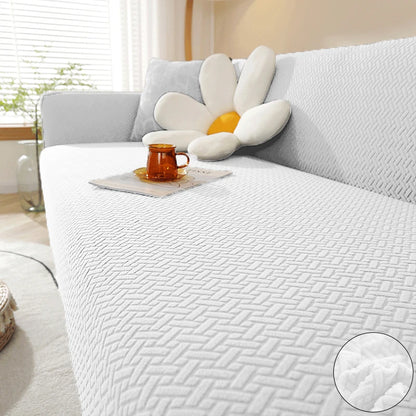 Copridivano Elastico Jacquard per Soggiorno, Fodere Elasticizzate in Pile Polare, Protezione per Poltrona, Divano a L 1/2/3/4 Posti per Casa