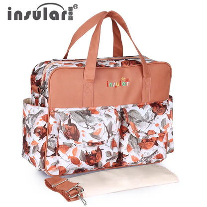 Borsa per pannolini impermeabile di nuovo stile borsa da viaggio Messenger di grande capacità borse multifunzionali per passeggino madre maternità
