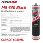 TEROSON MS 930 Sigillante Multiuso Resistente alle Intemperie e ai Raggi UV, Colla Flessibile per Finestrini Auto, Tetti di Camper, Metallo, Ceramica, Senza Isocianato