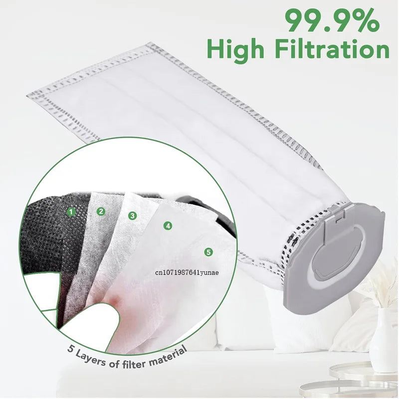 Kit sacchetto per la polvere compatibile per Vorwerk Kobold VK7 FP7 Accessori per sacchetti per aspirapolvere Filtri Pezzi di ricambio