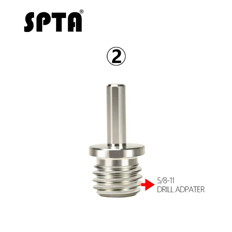 Convertitore connettore interfaccia adattatore filettatura smerigliatrice angolare SPTA da M14 a M16 a 5/8 a 5/16-24 per trapano elettrico lucidatore rotativo