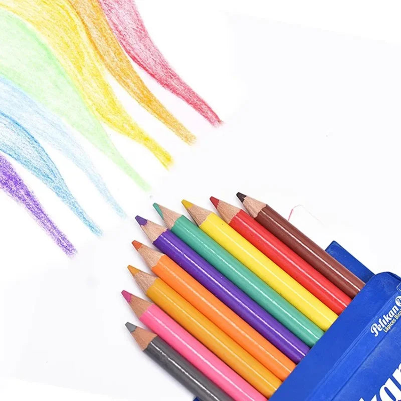 Matite a doppia testa da 24 colori per bambini Disegno professionale Schizzi e arte pastello Materiale scolastico premium per studenti