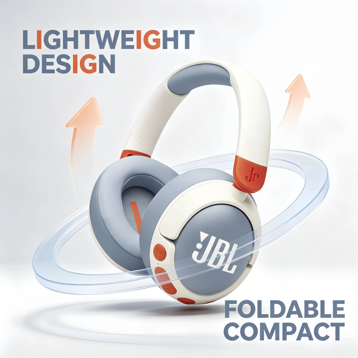 Cuffie wireless intraauricolari per bambini JBL Junior 470NC con cancellazione del rumore, batteria a lunga durata, ricarica rapida e connessione wireless.