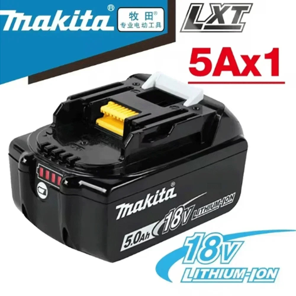 Batteria originale Makita 18V 5Ah, per batteria Makita 18V DHR183 BL1830B BL1850B BL1850 BL1840 BL1860 BL1815 Batteria al litio sostitutiva