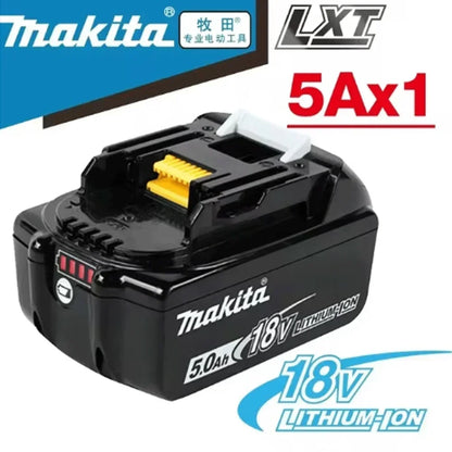 Batteria originale Makita 18V 5Ah, per batteria Makita 18V DHR183 BL1830B BL1850B BL1850 BL1840 BL1860 BL1815 Batteria al litio sostitutiva