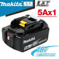 Batteria originale Makita 18V 5Ah, per batteria Makita 18V DHR183 BL1830B BL1850B BL1850 BL1840 BL1860 BL1815 Batteria al litio sostitutiva