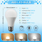Confezione da 6/8/10 Lampadine LED E27 AC 220V 230V, 90LM/W CRI90 3W-24W, Illuminazione Bianca Calda/Fredda 3000K/4000K/6000K per Uso Domestico
