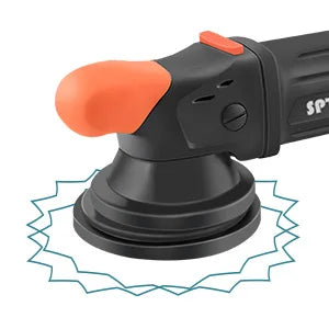 SPTA Nuovo modello CP503 Lucidatrice a doppia azione forzata con orbita da 1100 W 8 mm Lucidatrice da 5 "(125 mm) / 6"(150 mm)