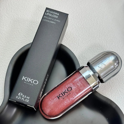 KIKO Milano Lip Gloss Kissable Effetto Idratante e Volumizzante Formula Nutriente Lucentezza Brillante Aspetto Naturale Non Appiccicoso Trucco per la Cura delle Labbra